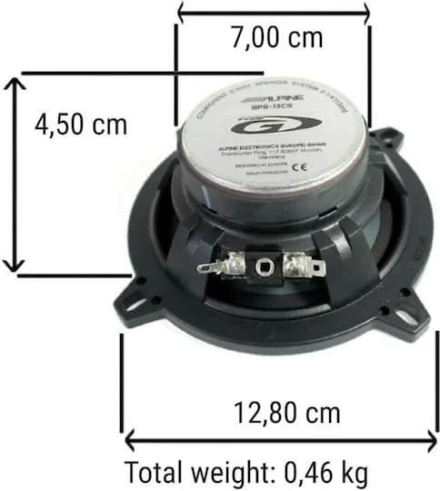 Difuzoare auto Alpine Component 130mm SPG-13CS