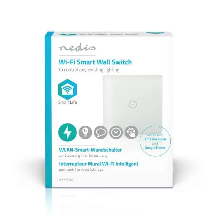 Intrerupator smart Nedis WIFIWS10WT-0918