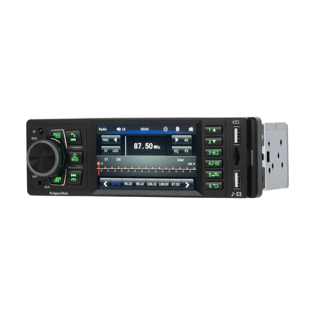 Radio Kruger&Matz Auto 4x50 cu Display KM2015