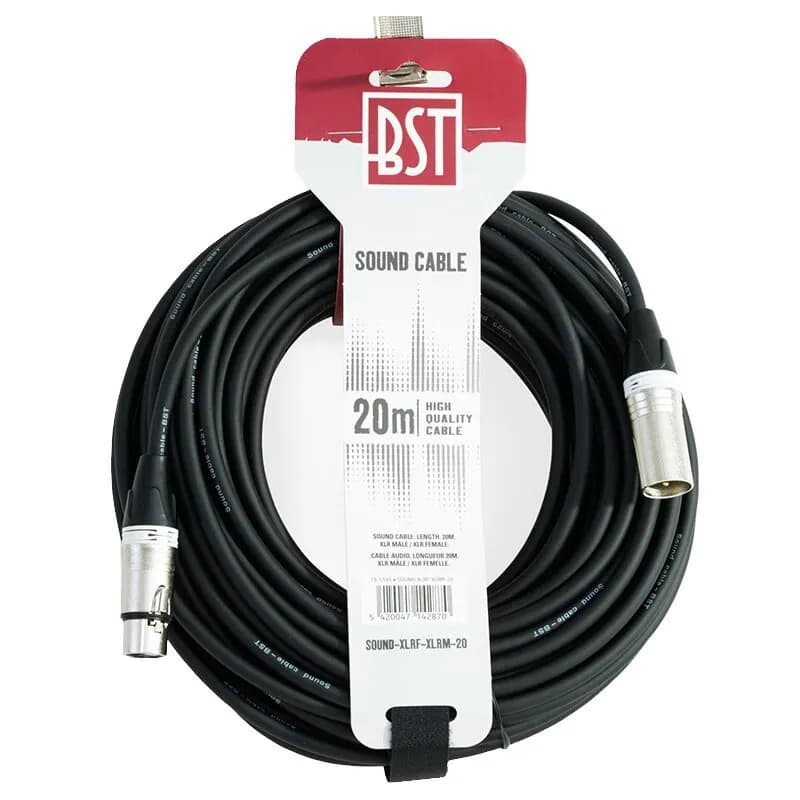 Cablu BST SOUND-XLRF-XLRM-20