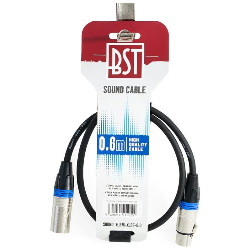 Cablu BST SOUND-XLRM-XLRF-0.6