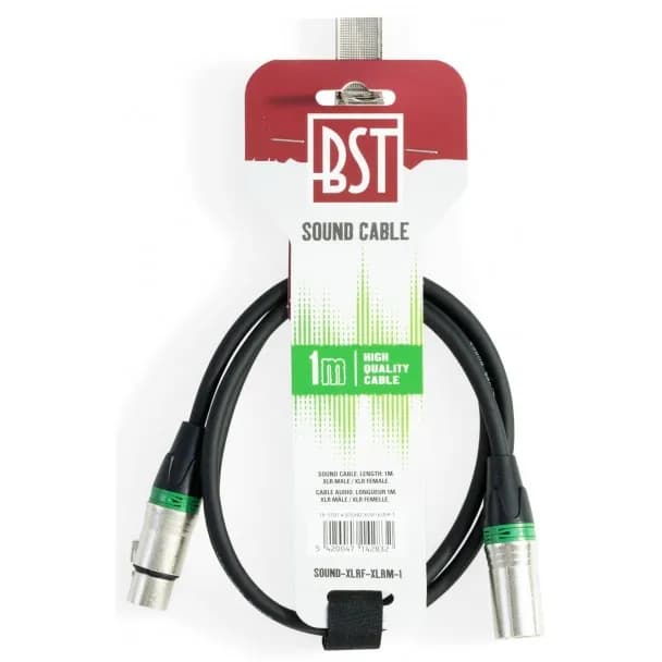 Cablu BST Sound-XLRF-XLRM-1