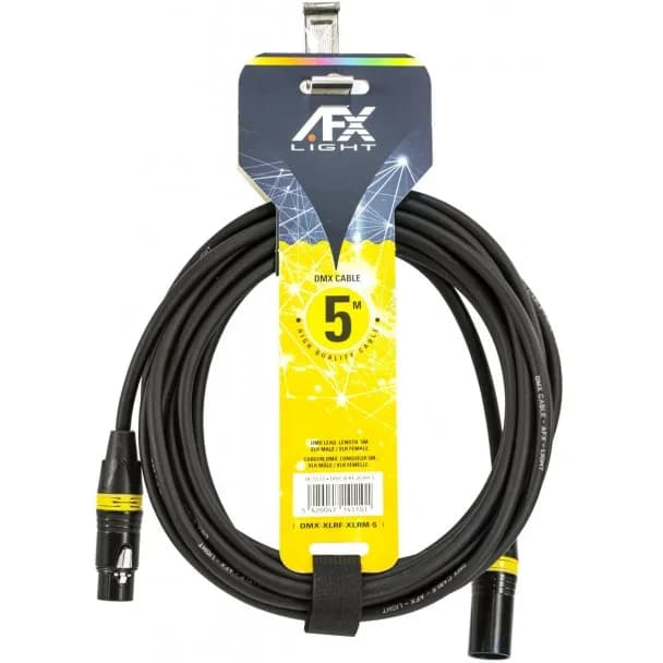 Cablu AFX Light DMX-XLRF-XLRM-5