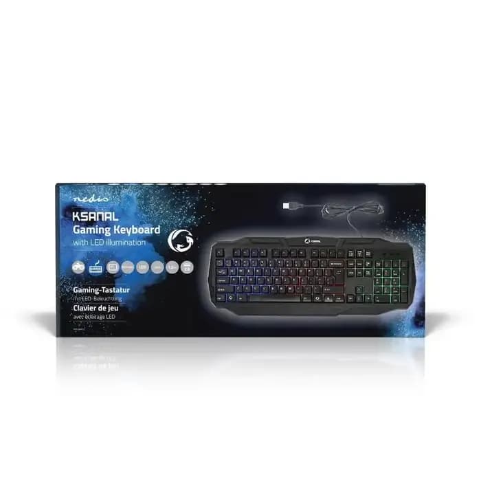 Tastatura nedis GKBD100BKUS