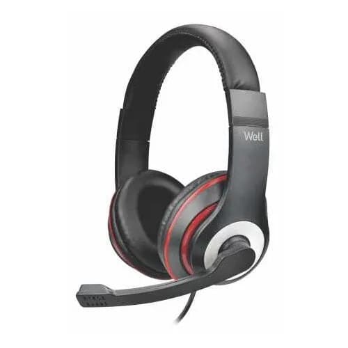 Casti Well HEADSET-SO2BK-WL