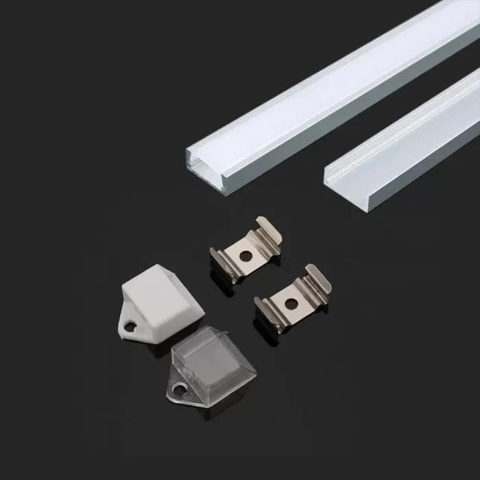 Profil banda led V-TAC Aluminiu 2M 16MM x 7MM SKU-3370