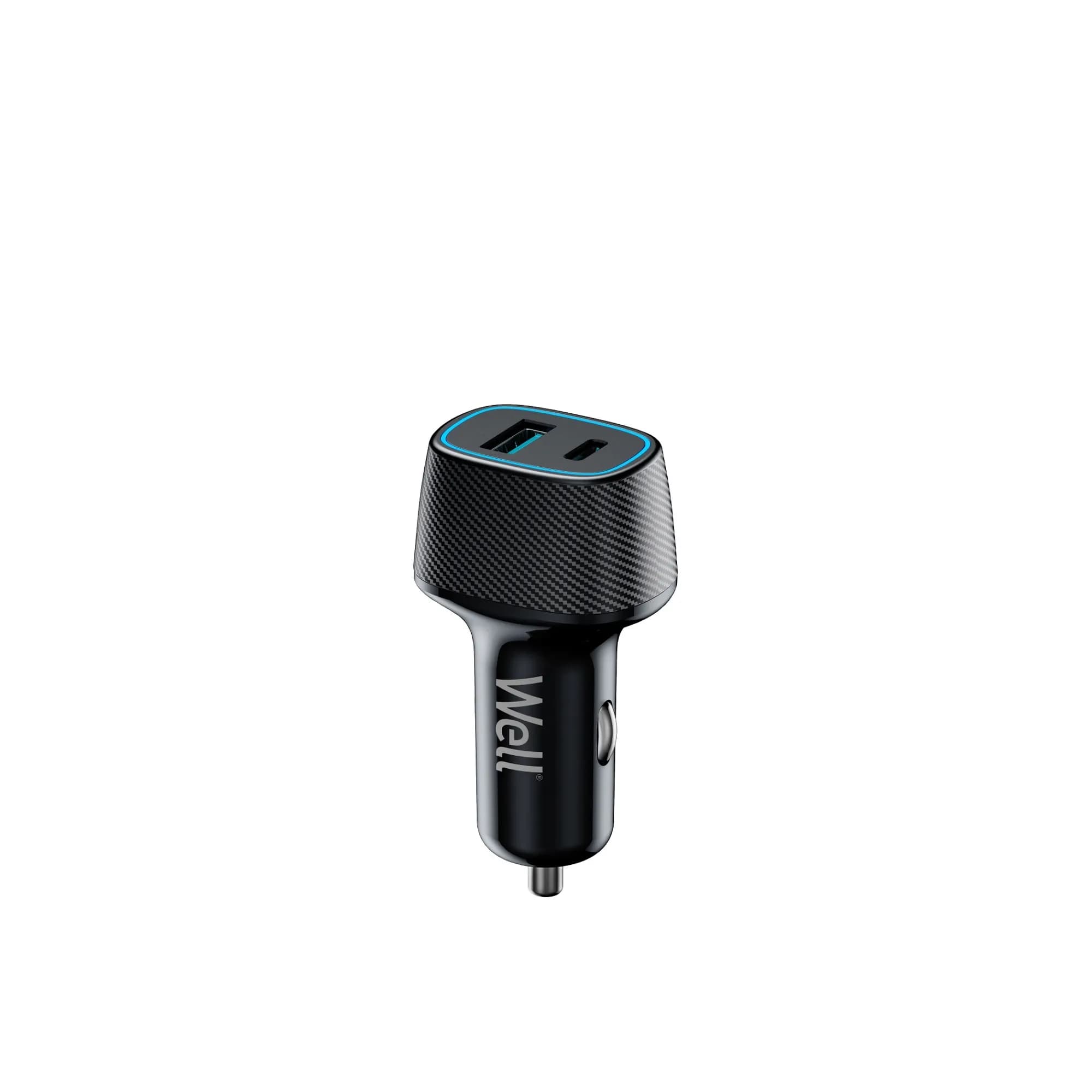Incarcator auto Well PSUP-USB-CPQ5101BK-WL