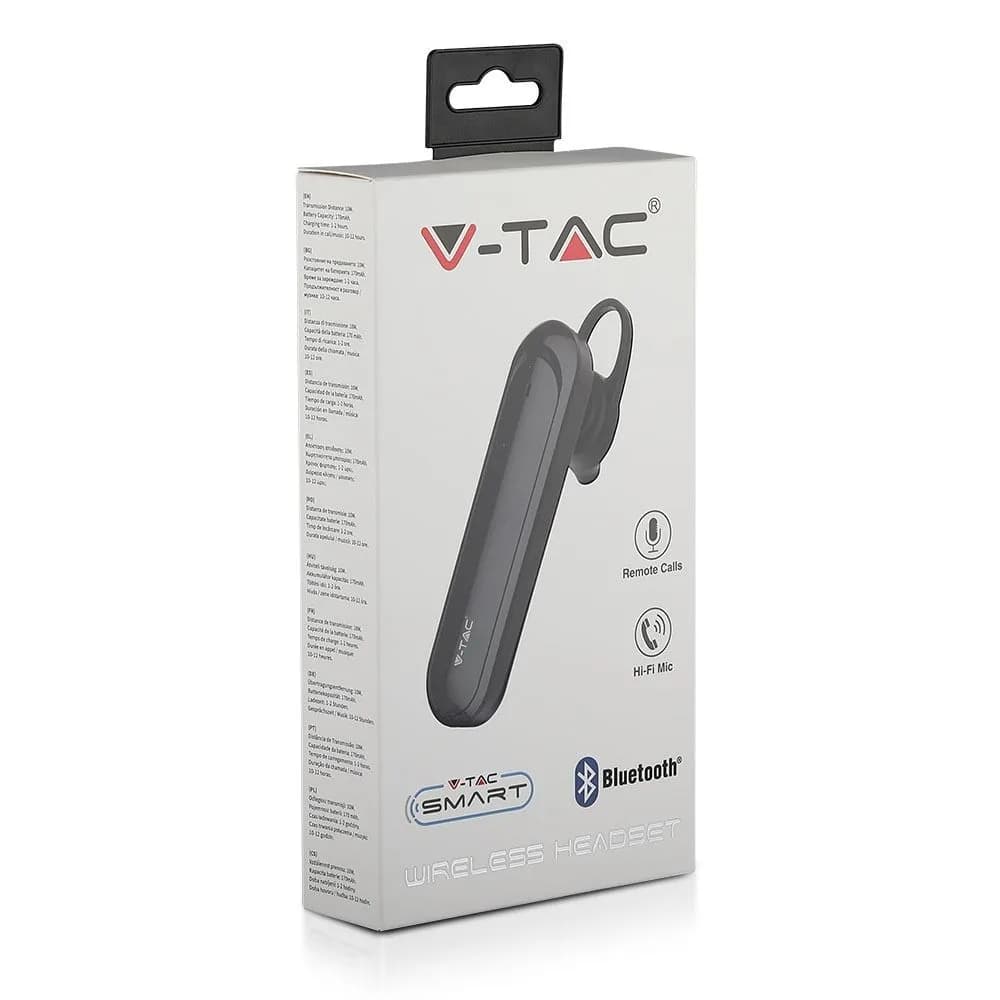 Casca bluetooth V-TAC SKU 7702/BLACK