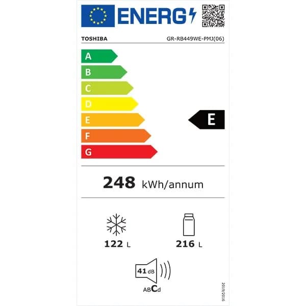 Combina frigorifica Toshiba GR-RB449WE-PMJ(06) GR-RB449WE-PMJ(06)