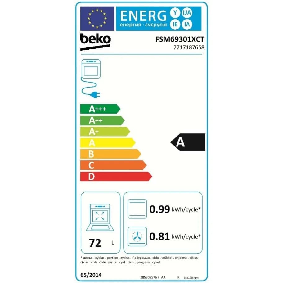 Aragaz Beko FBST62110DW