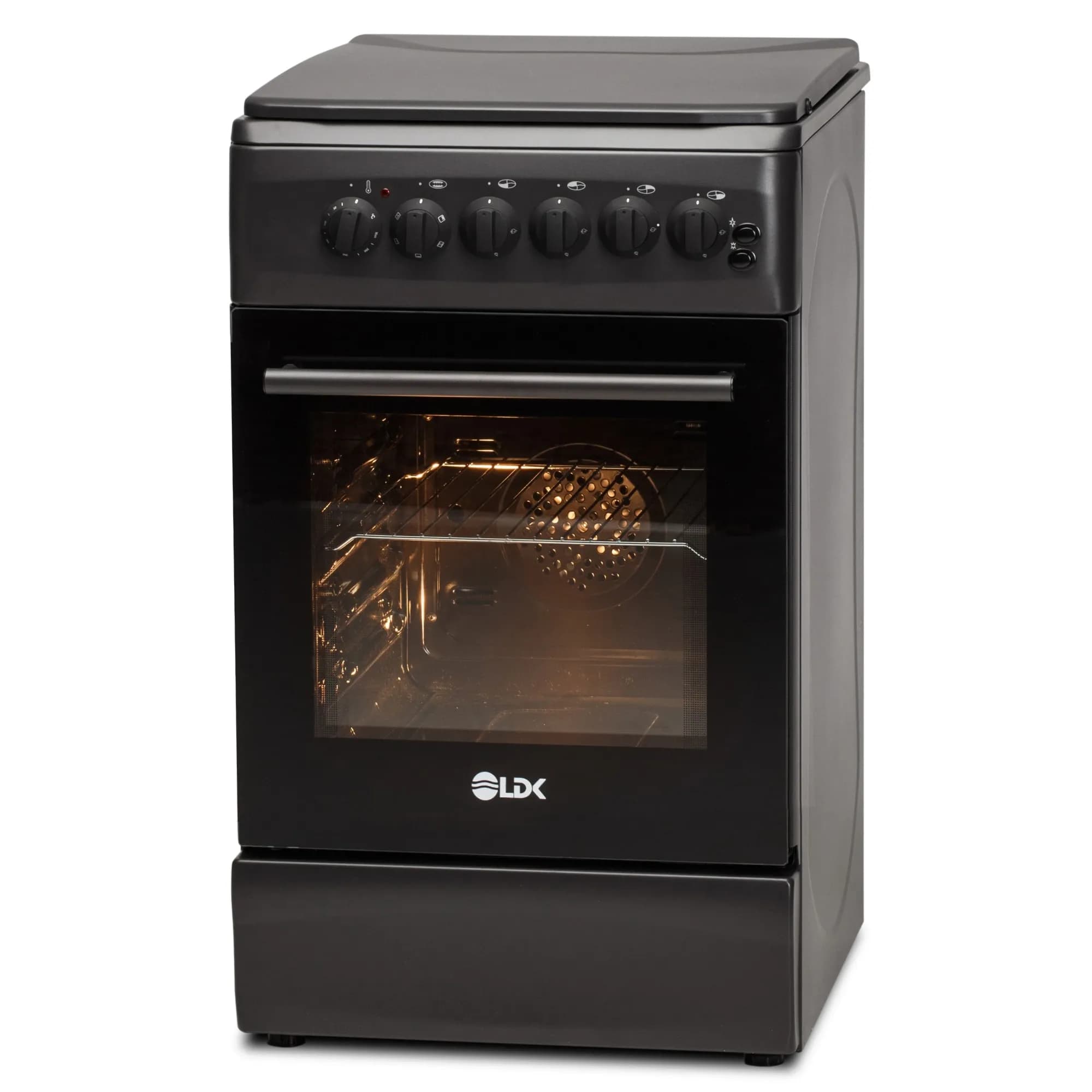 Aragaz LDK 5060 ECAI MAT BLACK RMV LPG