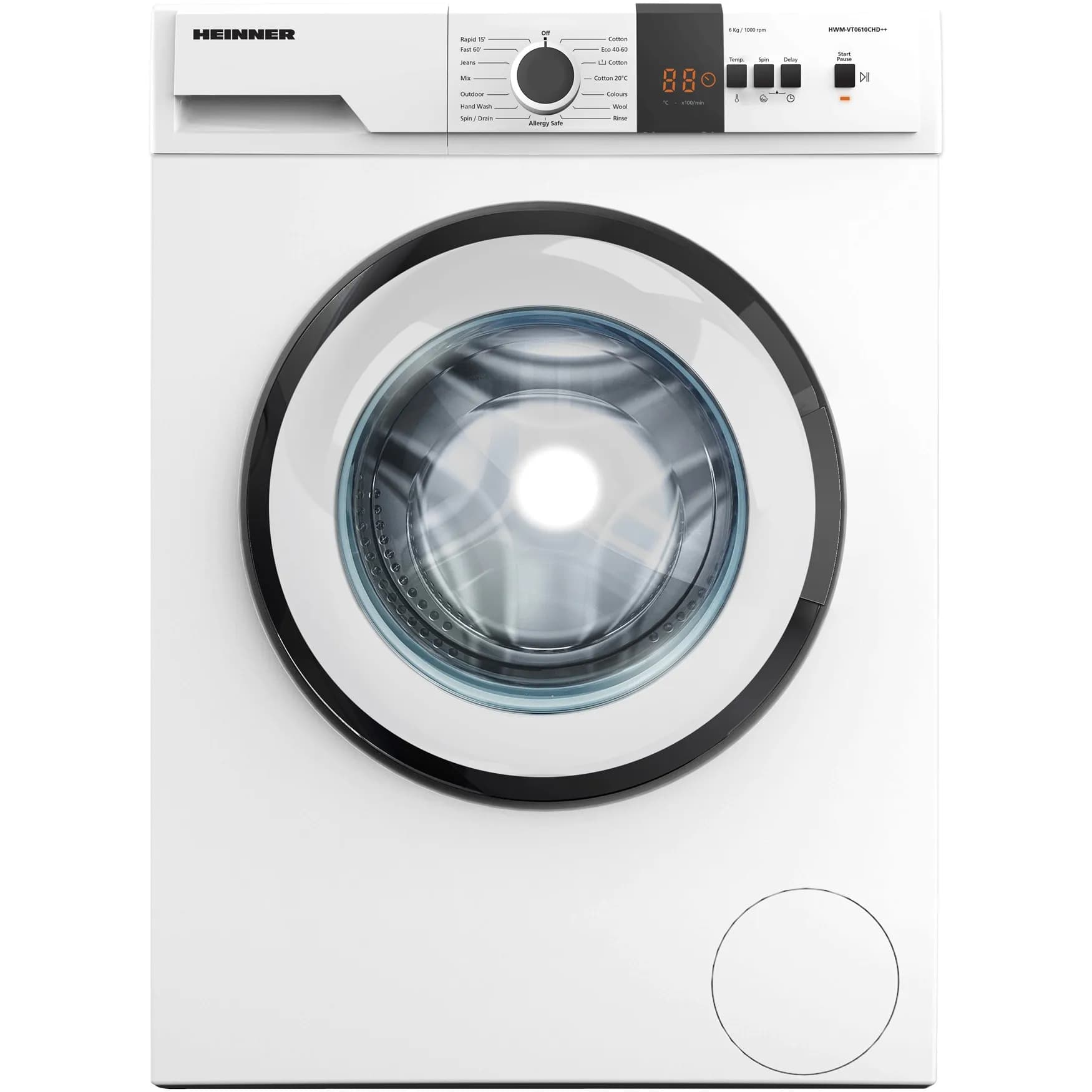Masina de spalat rufe Heinner HWM-VT0610CHSD++