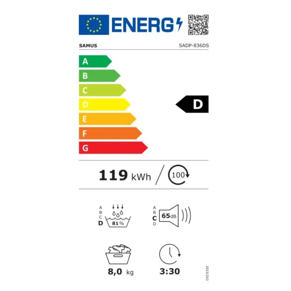Uscator de rufe Samus SADP-836FS SADP-836FS