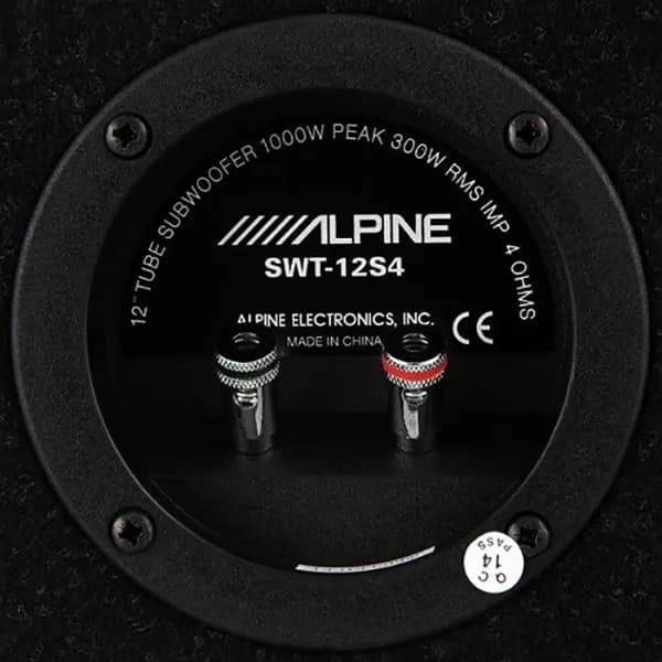 Subwoofer auto Alpine 300 W RMS 4 ohm 30cm SWT-12S4