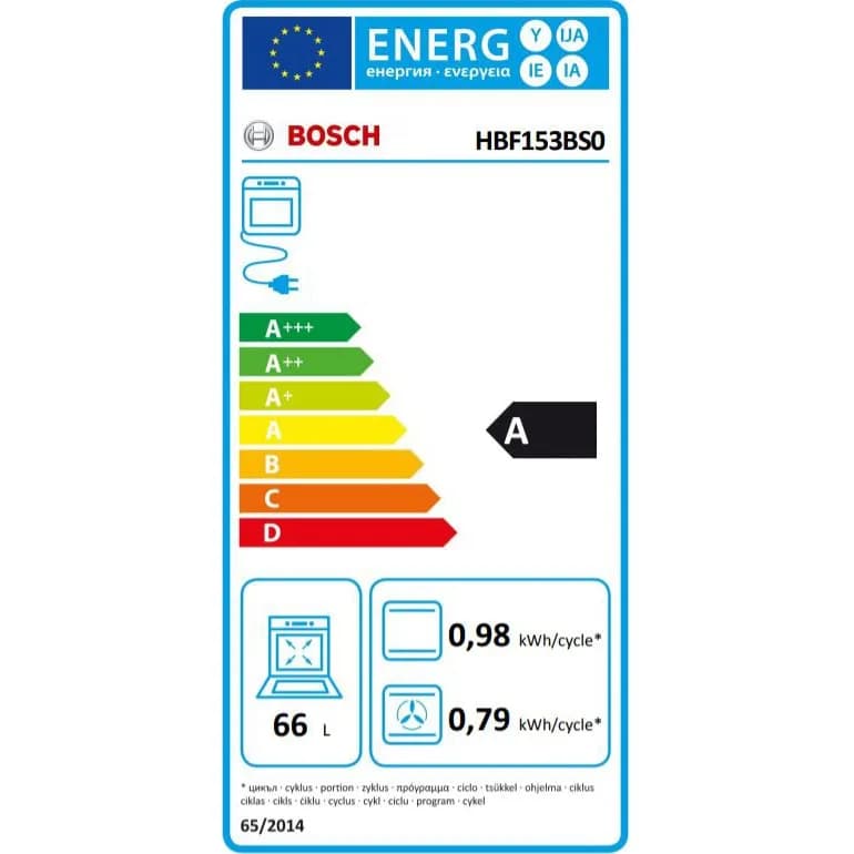 Cuptor electric Bosch HBF153BB0