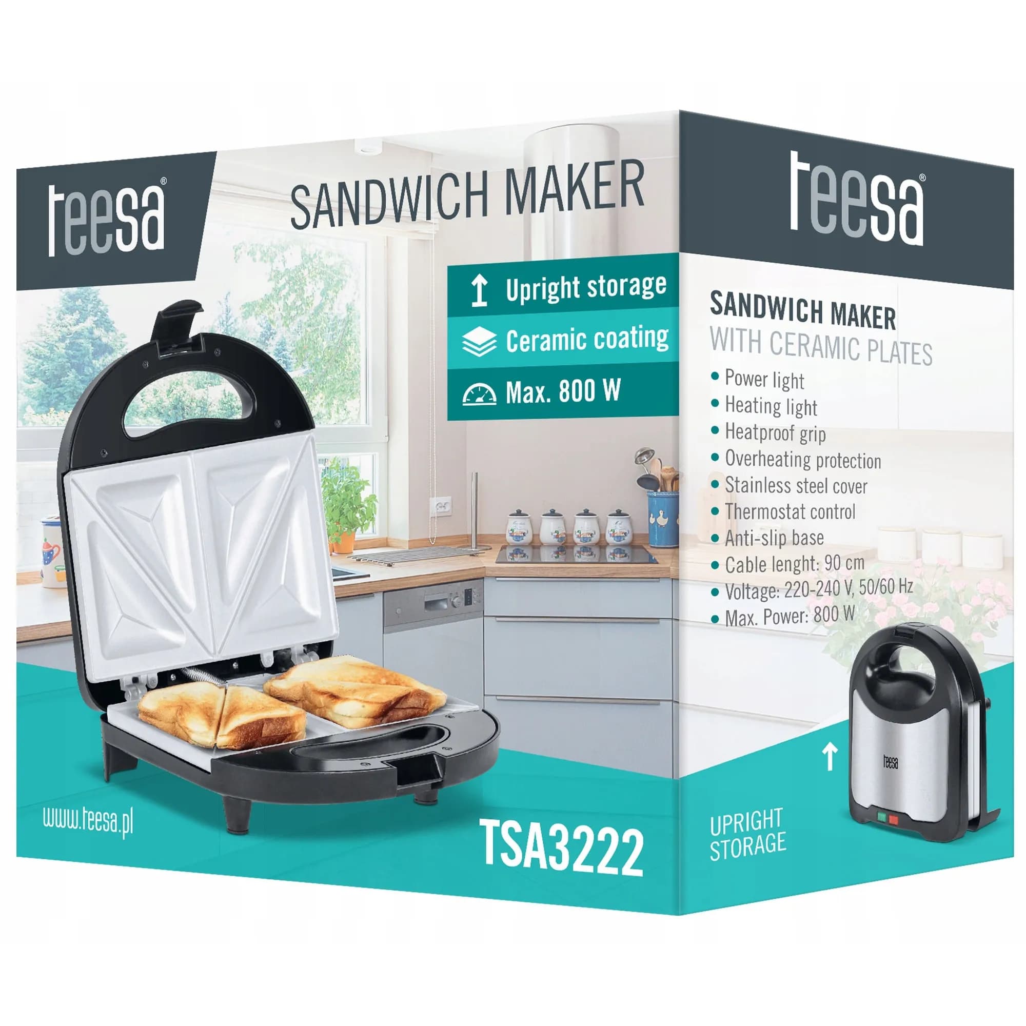 Sandwich maker Teesa TSA3222