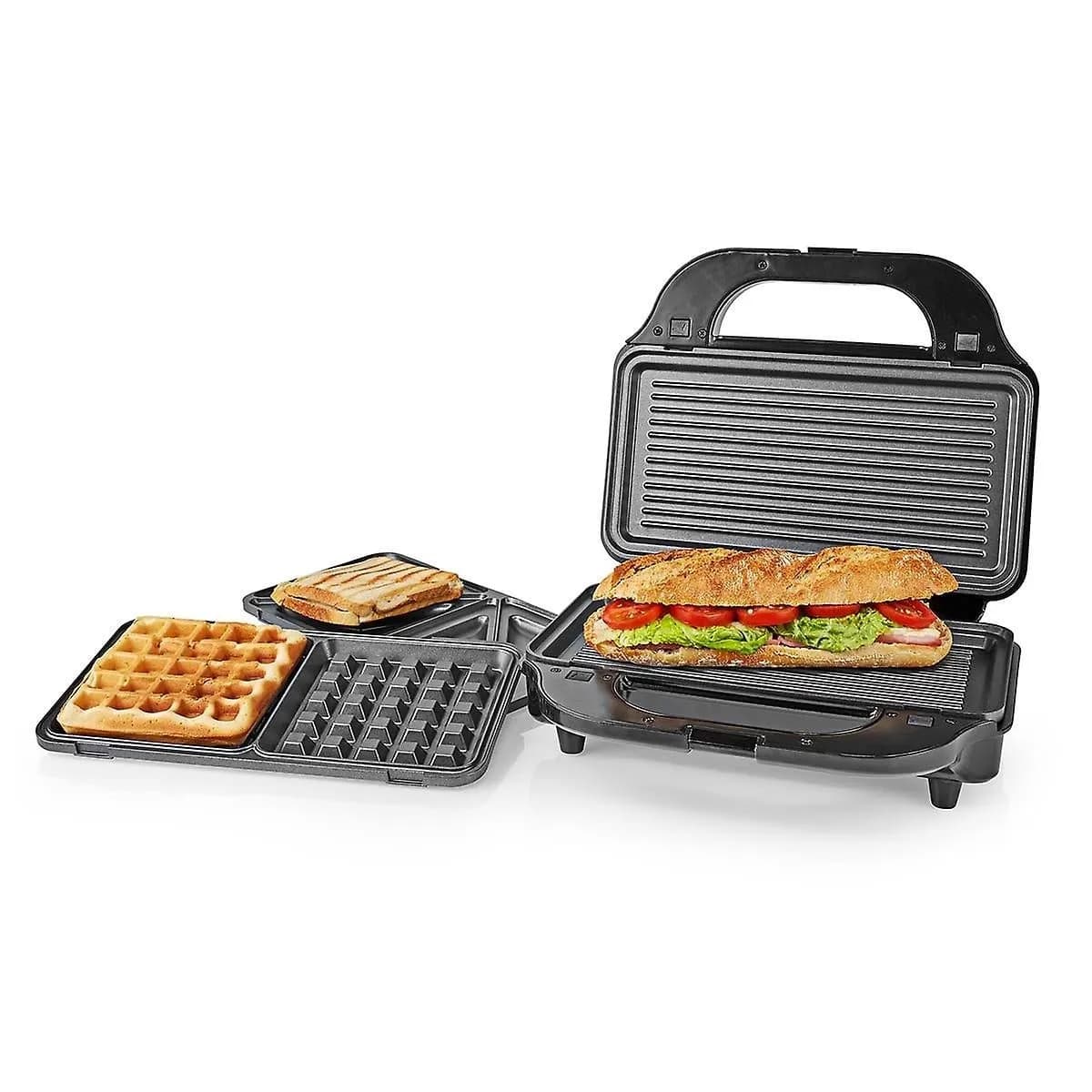 Sandwich maker nedis KARP100BK