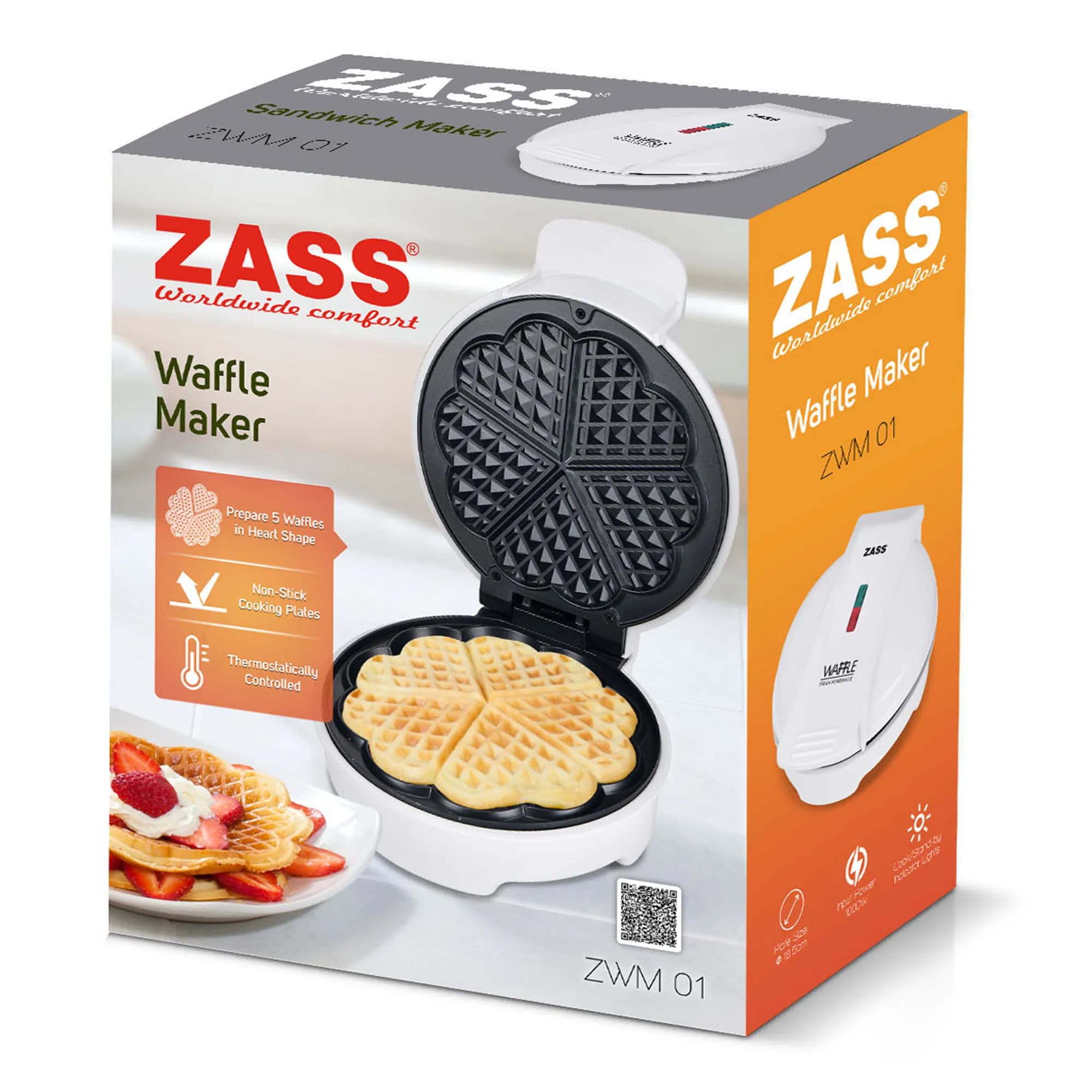 Sandwich maker Zass Waffle maker