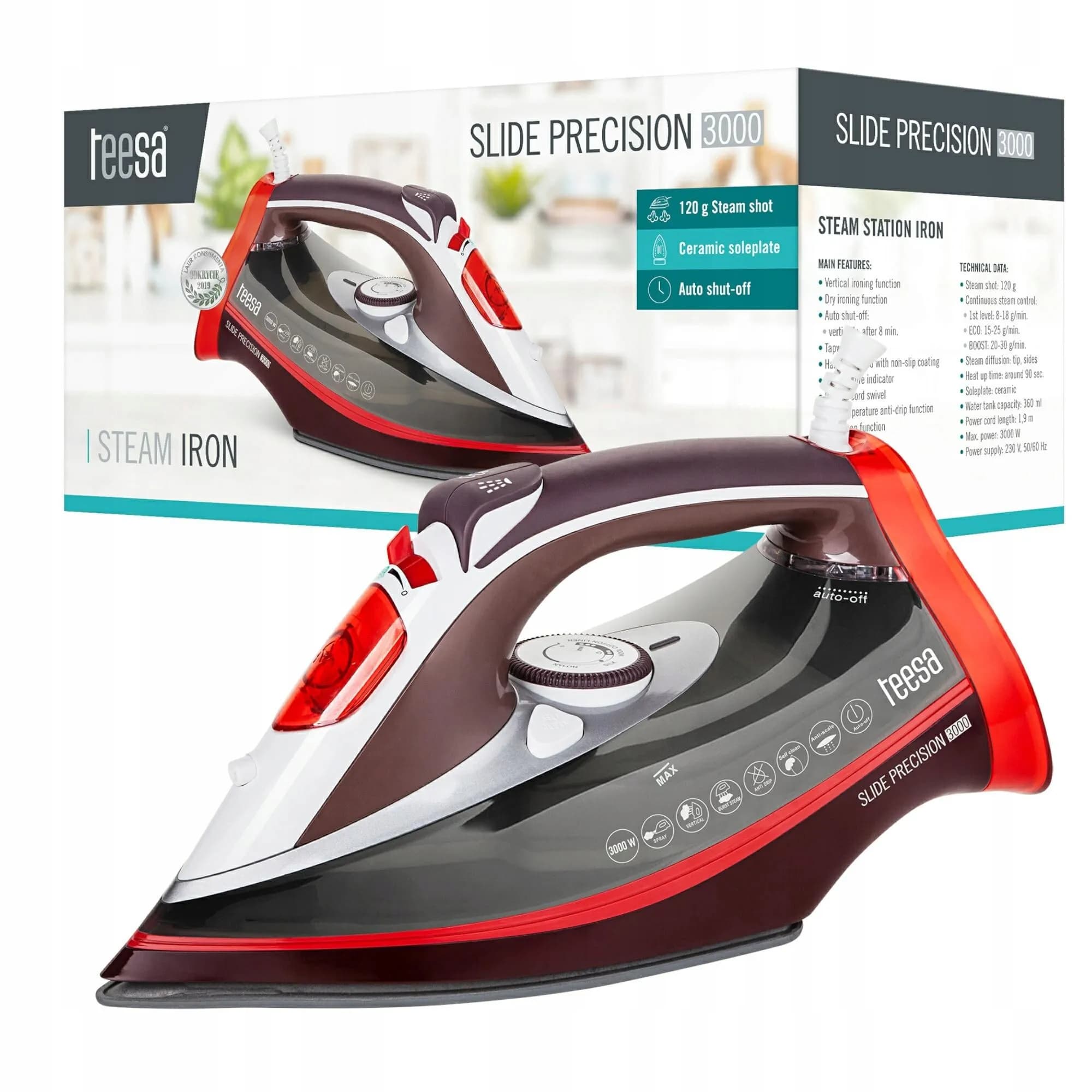 Fier de calcat Tessa Slide Precision 3000