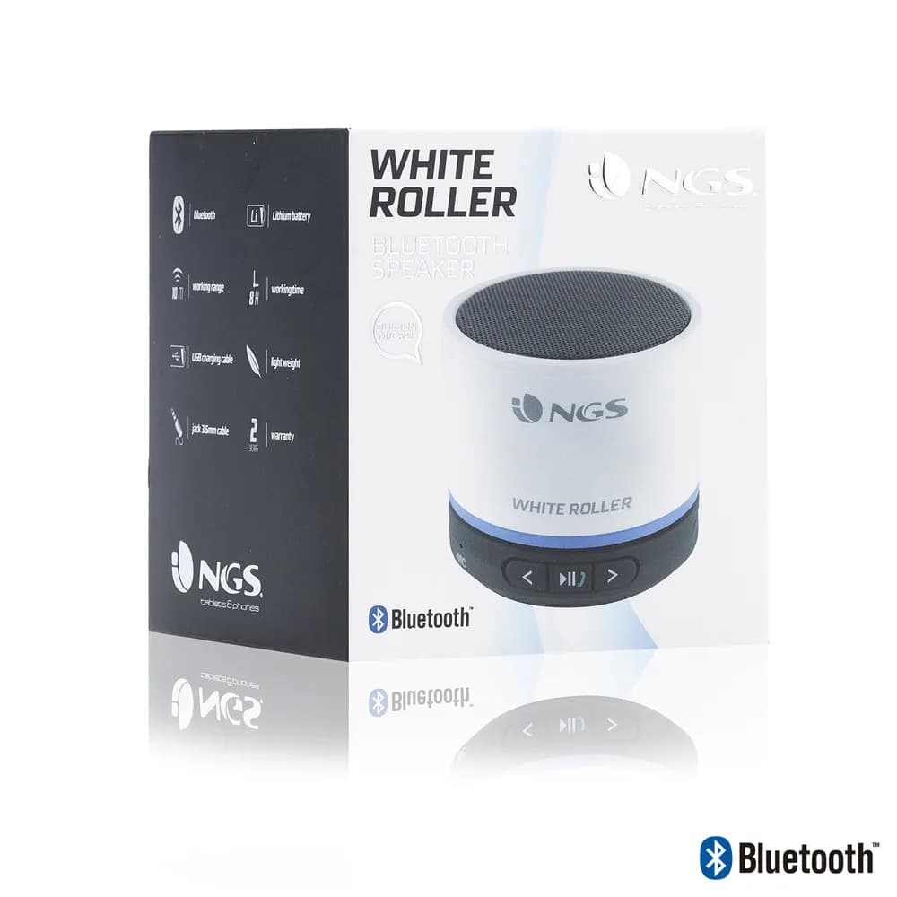 Boxa portabila NGS WHITE-ROLLER