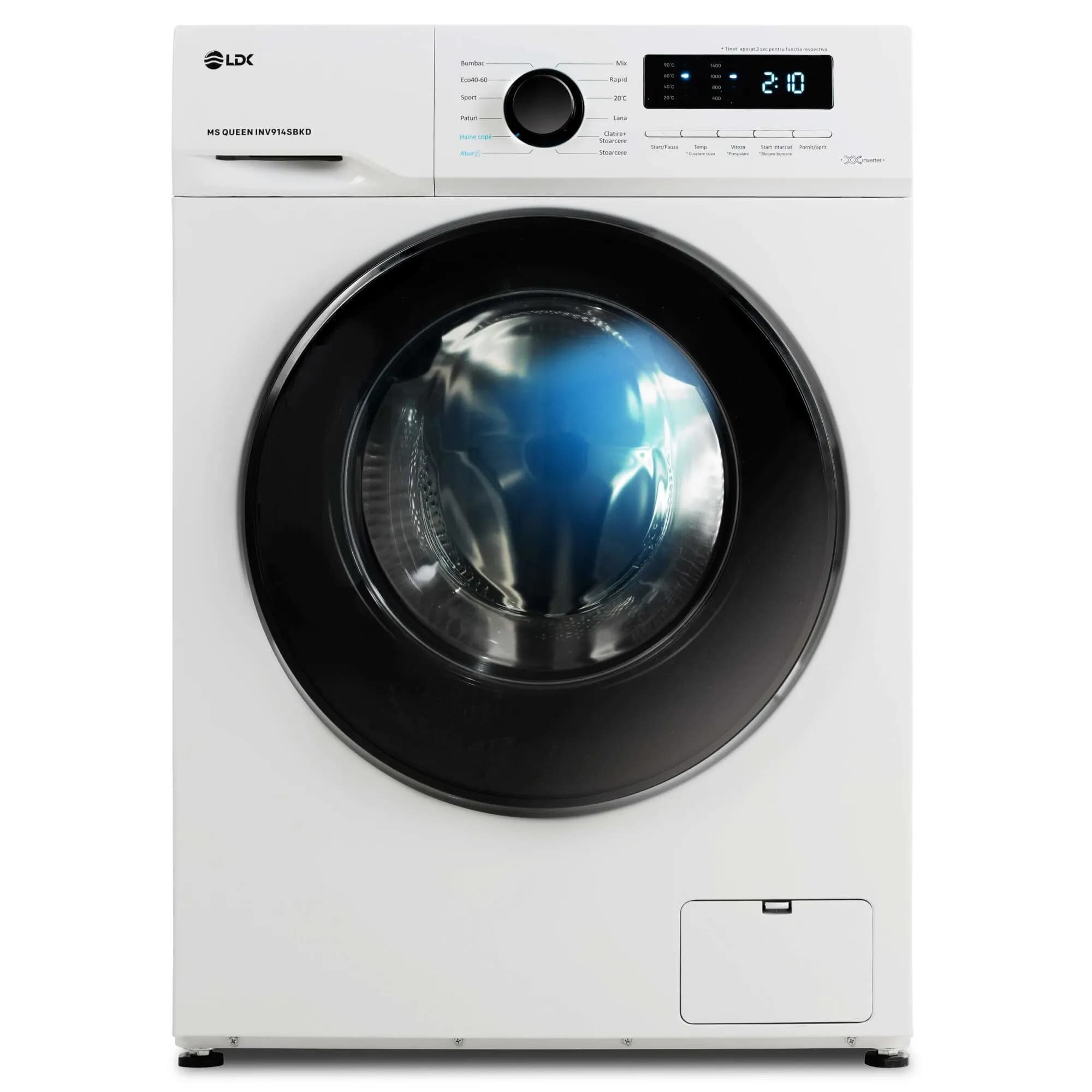 Masina de spalat rufe LDK MS QUEEN INV914SBKD