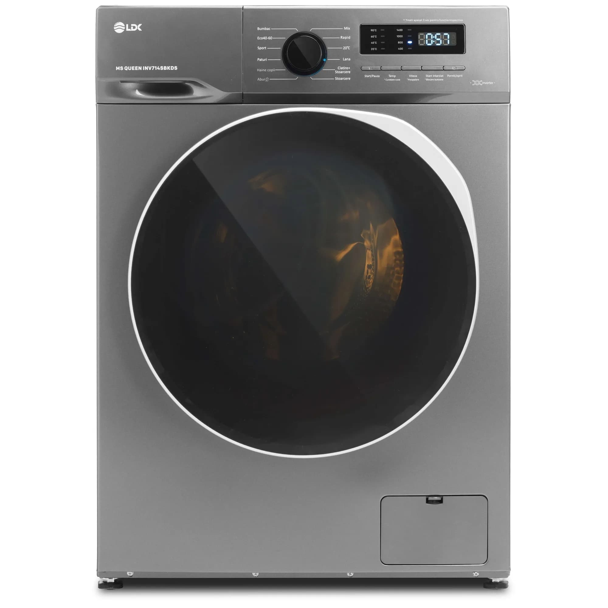 Masina de spalat rufe LDK MS QUEEN INV714SBKDS