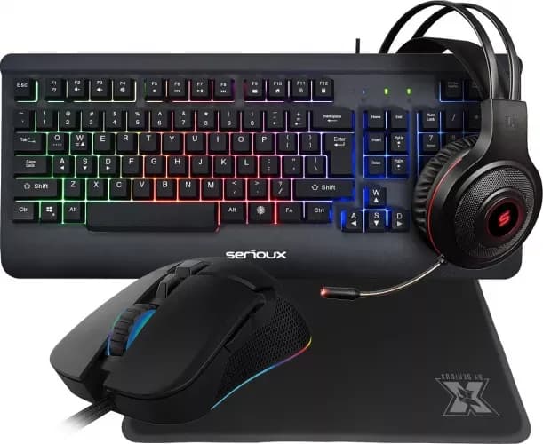 Kit gaming Serioux 4in 1 Kayel SRXB-KAYEL4IN1