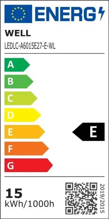 Bec economic Well Plus E27 15w=105w lumina rece LEDLC-A6015E27-E-WL