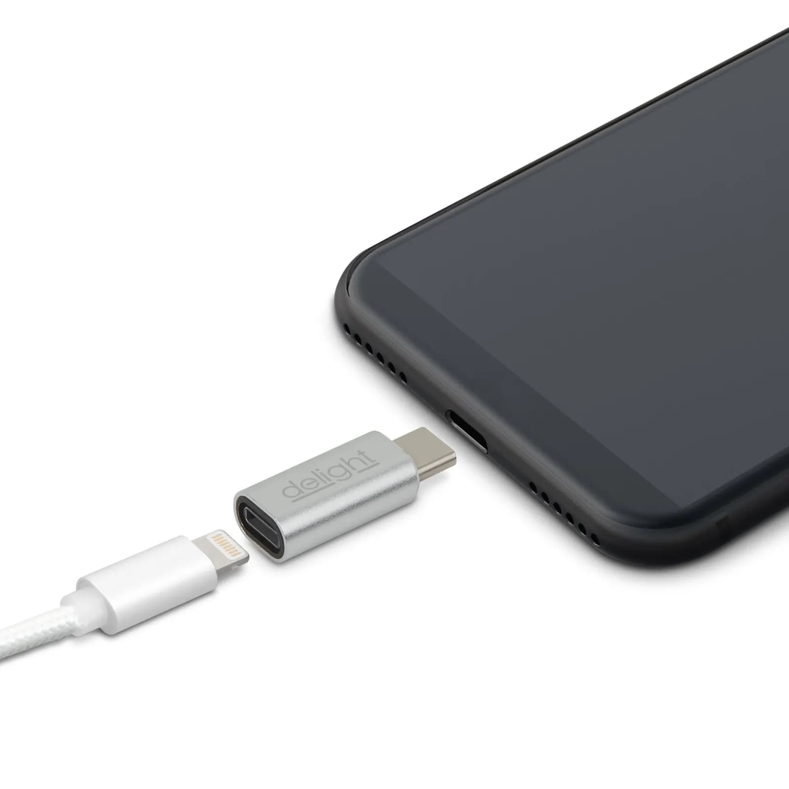 Adaptor cablu Delight Lightning - Type C 55448B