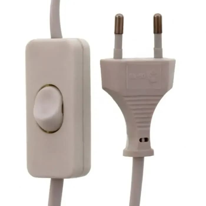 Cablu alimentare cu intrerupator Well Plus Eu plug 2m 5948636022322