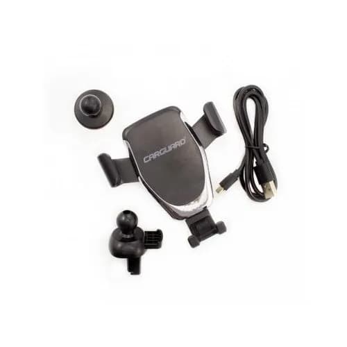 Suport telefon Carguard Auto cu Incarcare Wireless UCC004