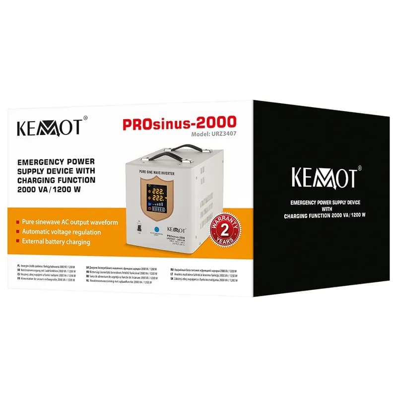 Sursa de alimetare de urgenta ups Kemot sinus pur 2000VA URZ3407