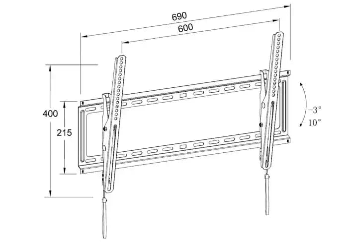 Suport tv Well TVS-LCD-TLS80-WL