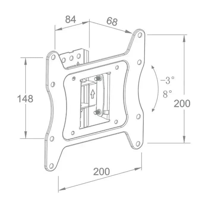 Suport tv Well TVS-LCD-TLA43-WL