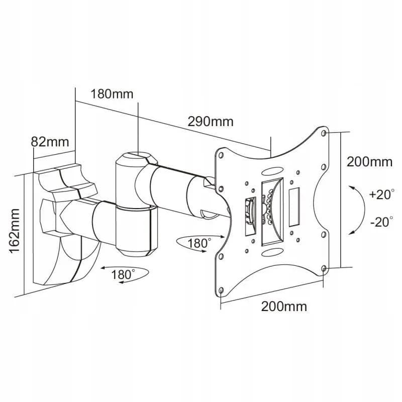 Suport tv Cabletech UCH0043A