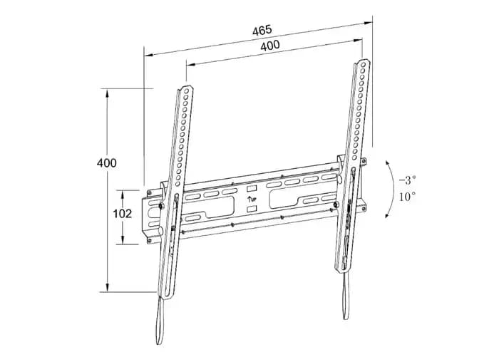 Suport tv Well TVS-LCD-TL60-WL