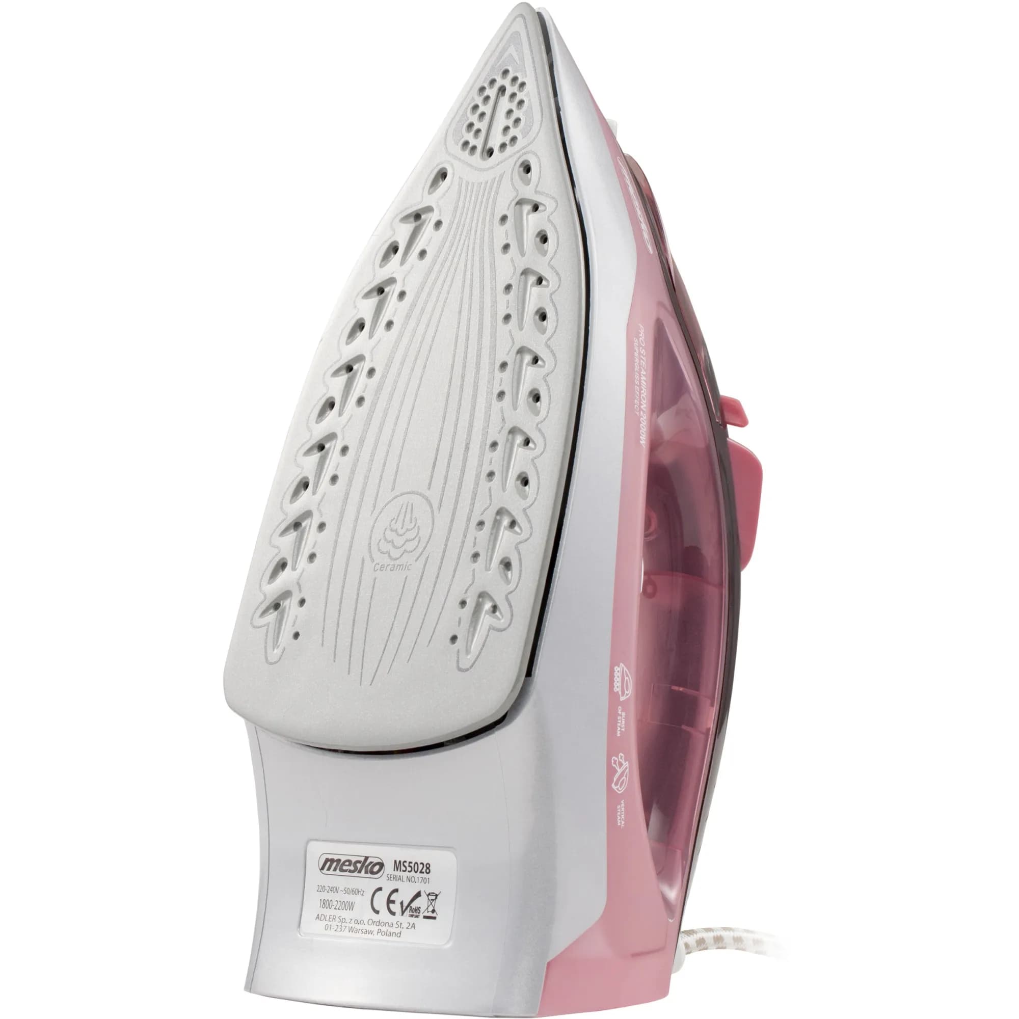 Fier de calcat Mesko MS5028