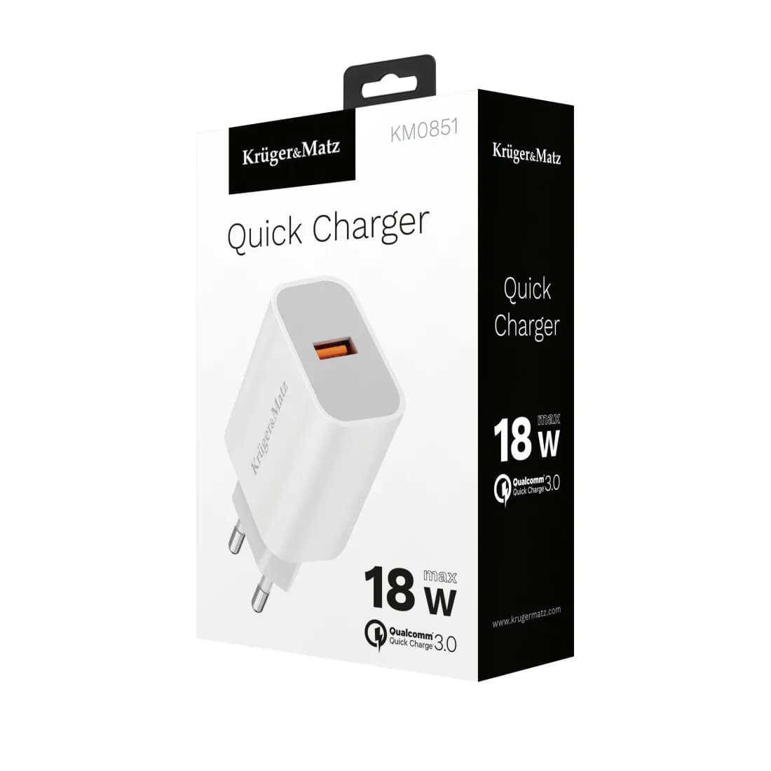 Alimentator telefon Kruger&Matz Qc 18w usb a KM0851