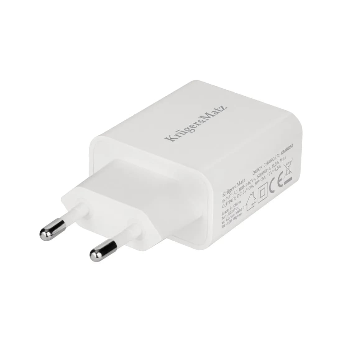 Alimentator telefon Kruger&Matz Qc 18w usb a KM0851