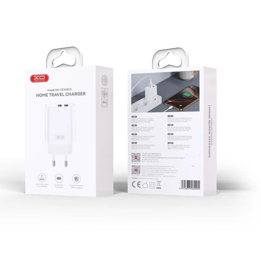 Alimentator telefon 2xUSB A XO-CE34