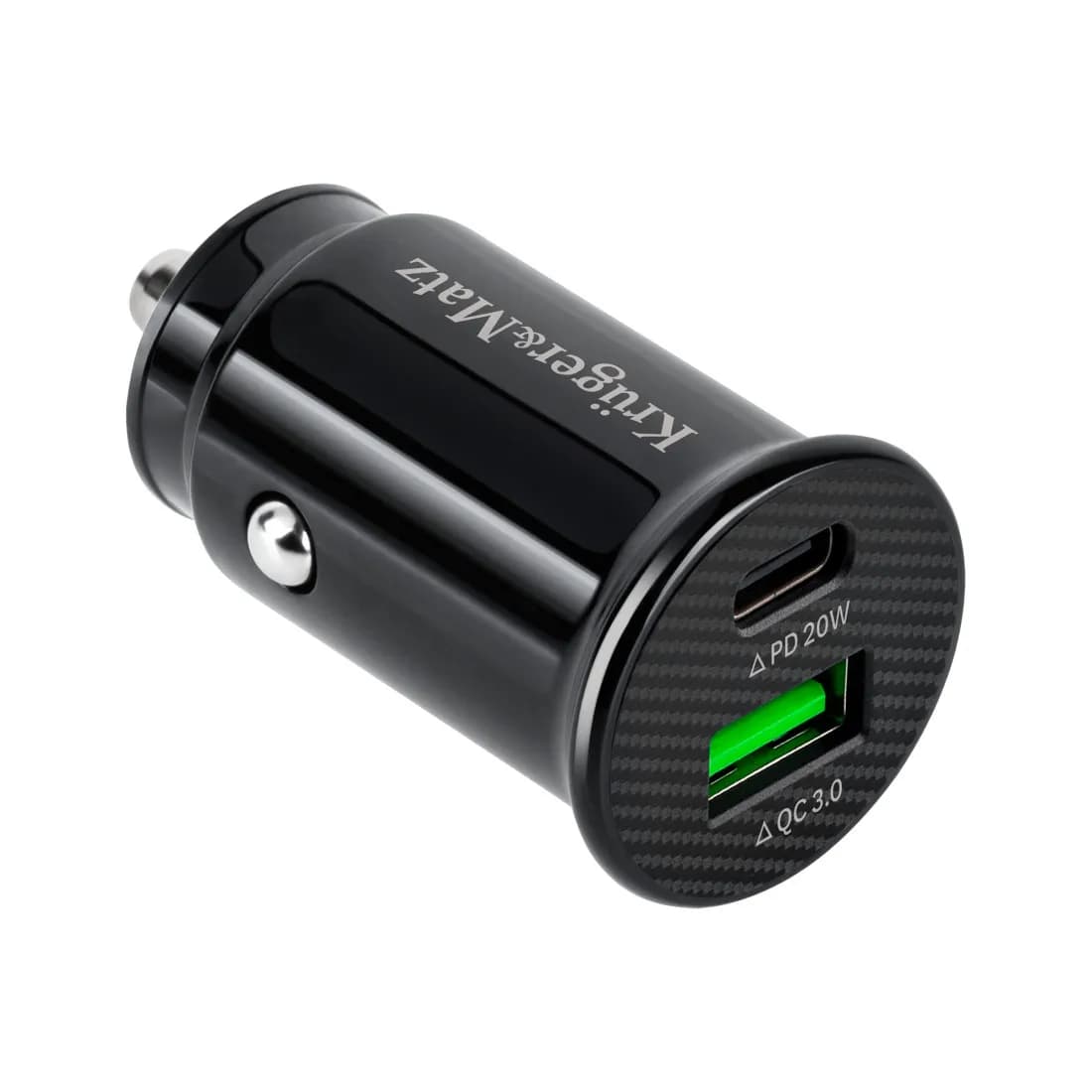 Incarcator auto Kruger&Matz 20w 1xusb A 1x Usb C KM0870