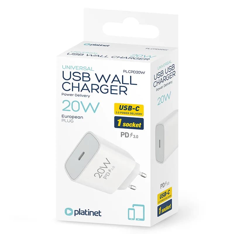 Alimentator telefon PD USB C 20W PLCPD20W