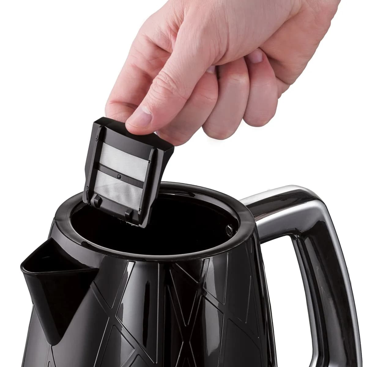 Fierbator apa Russell Hobbs Structure Black Kettle