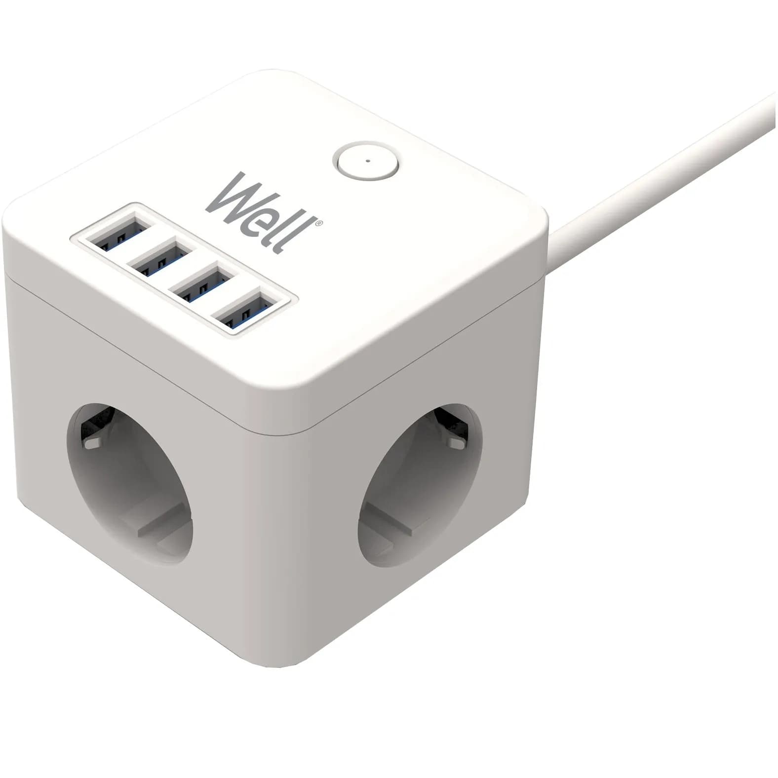 Prelungitor Well Plus EXTS-3S3M-PROT/USB4-WL