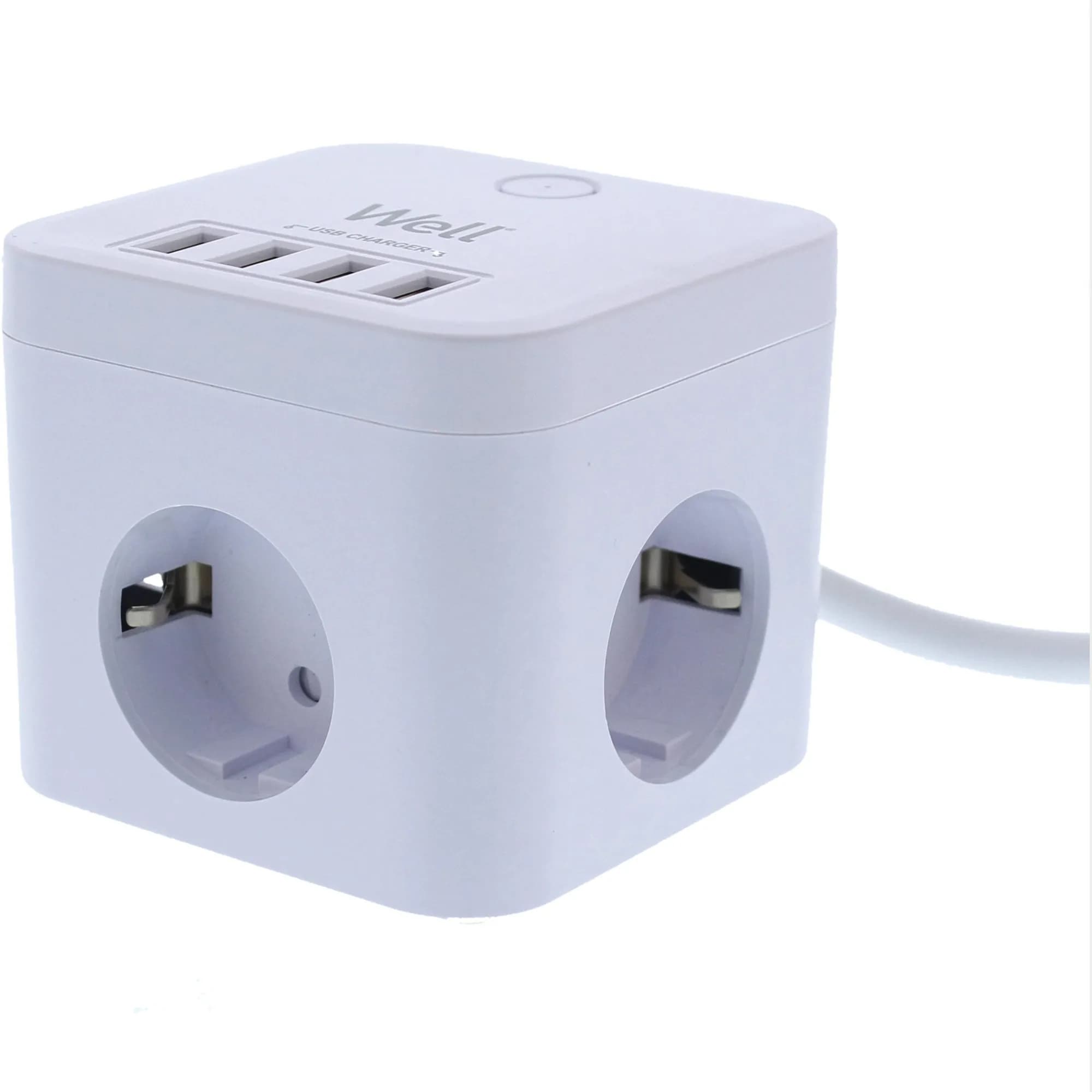 Prelungitor Well Plus EXTS-3S3M-PROT/USB4-WL