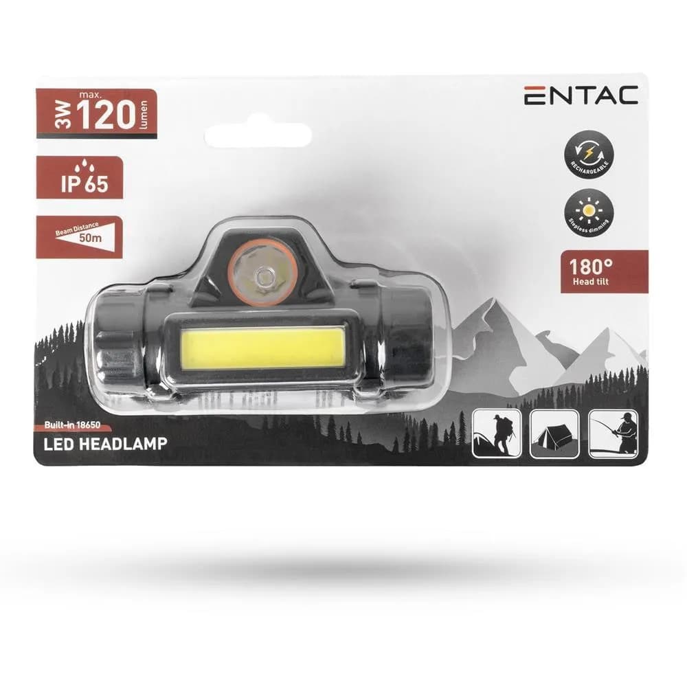 Lanterna cap Entac EHL-3W-180R