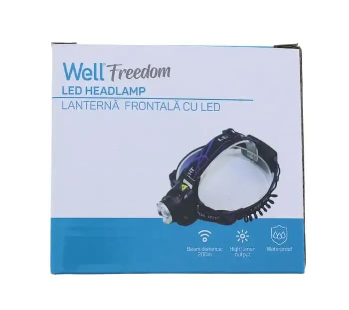 Lanterna cap Well TORCH-FREEDOM-WL