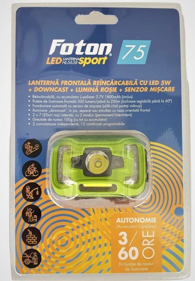 Lanterna cap Foton Sport HL5638