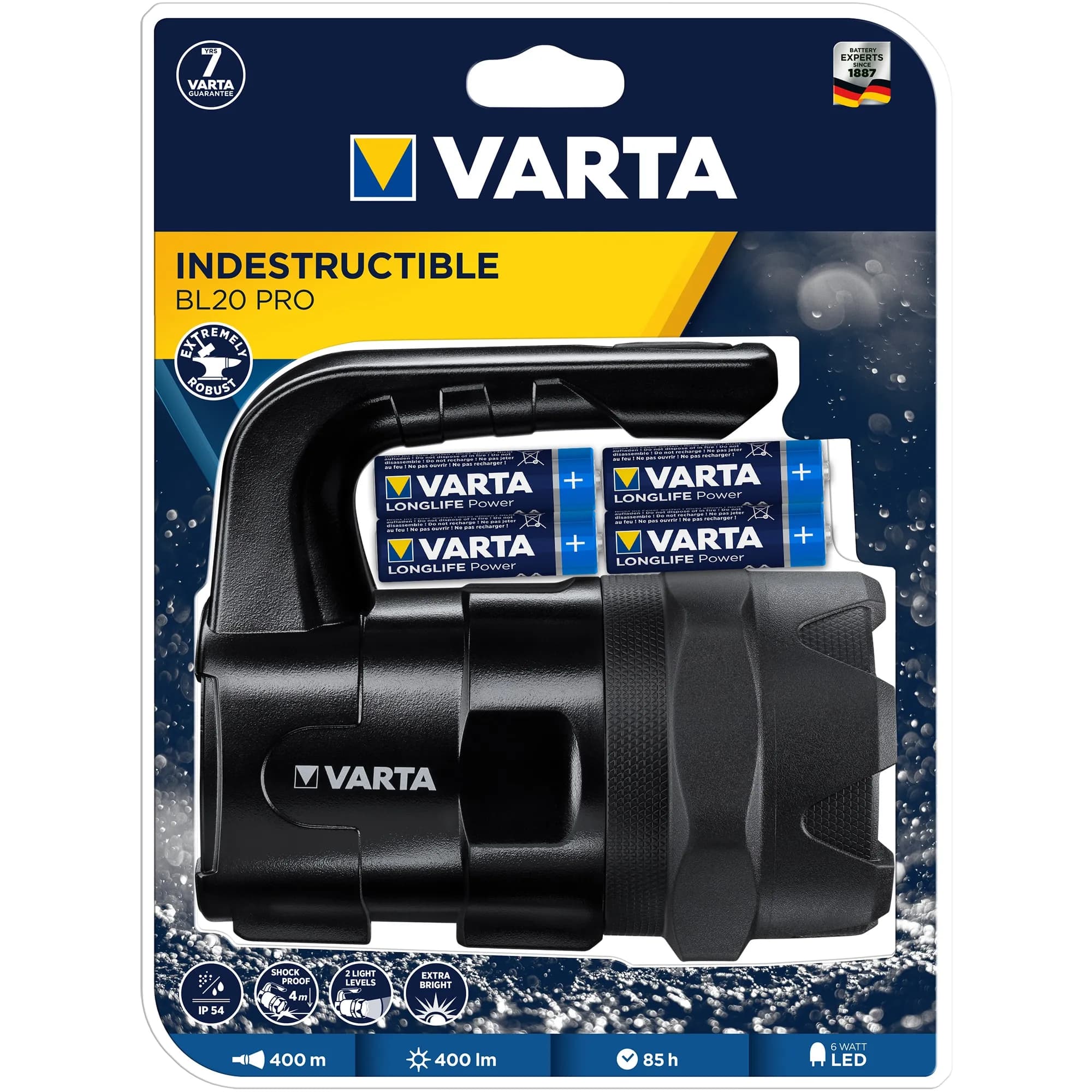 Lanterna Varta Indestructible bl20 pro 18751