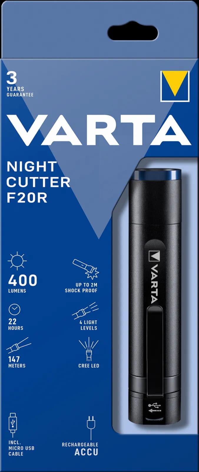 Lanterna Varta Night Cutter F20R 18900